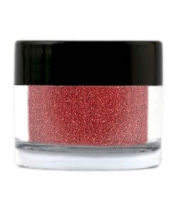 Rött glitter
