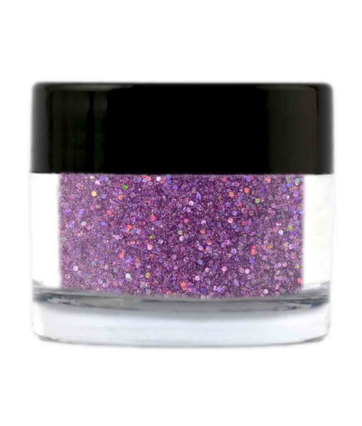 Violett glitter med perfekt glans