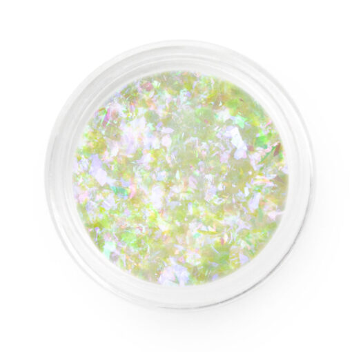 Supernova purple green flakes