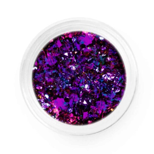 Purple Pink Blue Chameleon Chrome Flakes