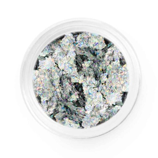 Silver Holo Metallic Chrome Flakes