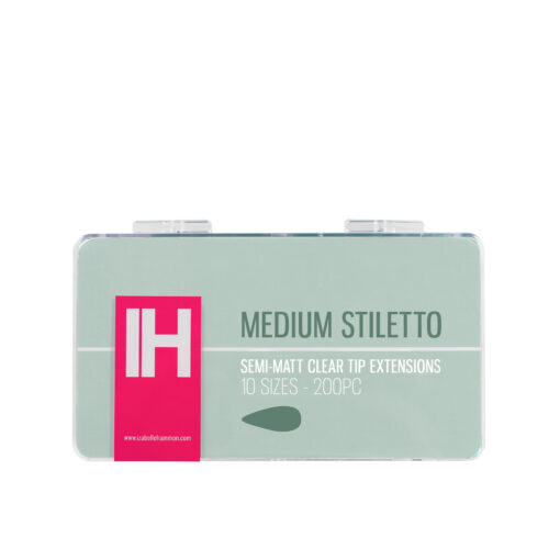 Medium Stiletto Semi-Matt Tip Box, 200 st