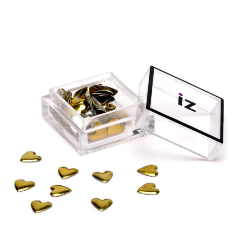 Stud iT Heart Gold